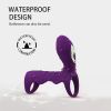 10 frequency vibration; Cock Ring for Men Erection Enhancing Stamina Prolonging; Ultra Soft Premium Silicone Ring Adult Toys for Couple Harder Longer