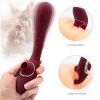 10 sucking and vibration modes; Automatic Women Vibrate Powerful ThrustinG Viberate Adult Toy for Women Pleasure Inch Smooth Bendable Silicone Wand wi