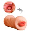 Deep Throat Red Lips Male Masturbator Artificial Silicone Masturbation Massager Aircraft Male Masturbator Aircraft Cup Butt Doll Cup Sex Toys Male Mas
